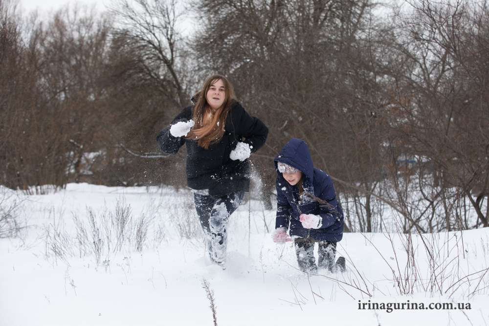 зимняя фотосъёмка