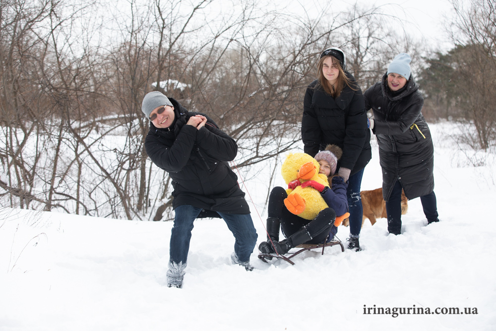 зимняя фотосъёмка