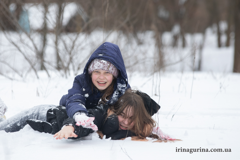 зимняя фотосъёмка