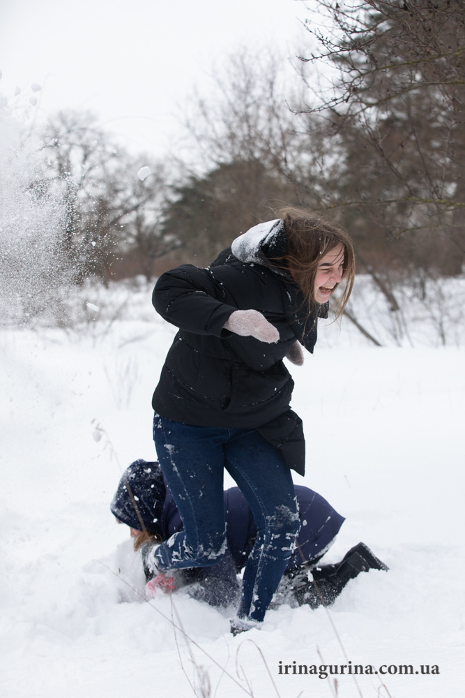 зимняя фотосъёмка