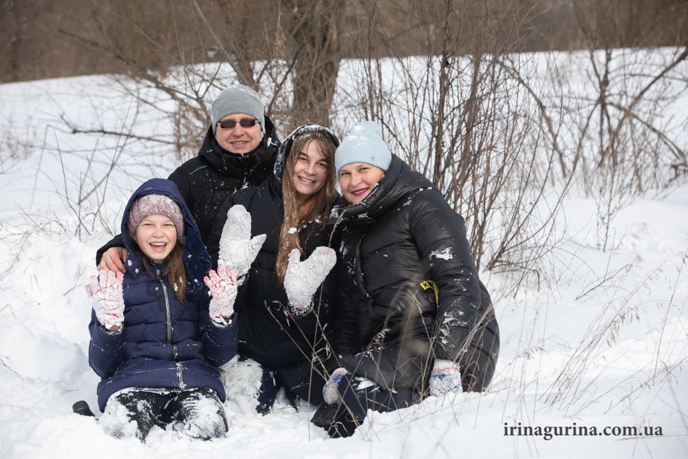 зимняя фотосъёмка