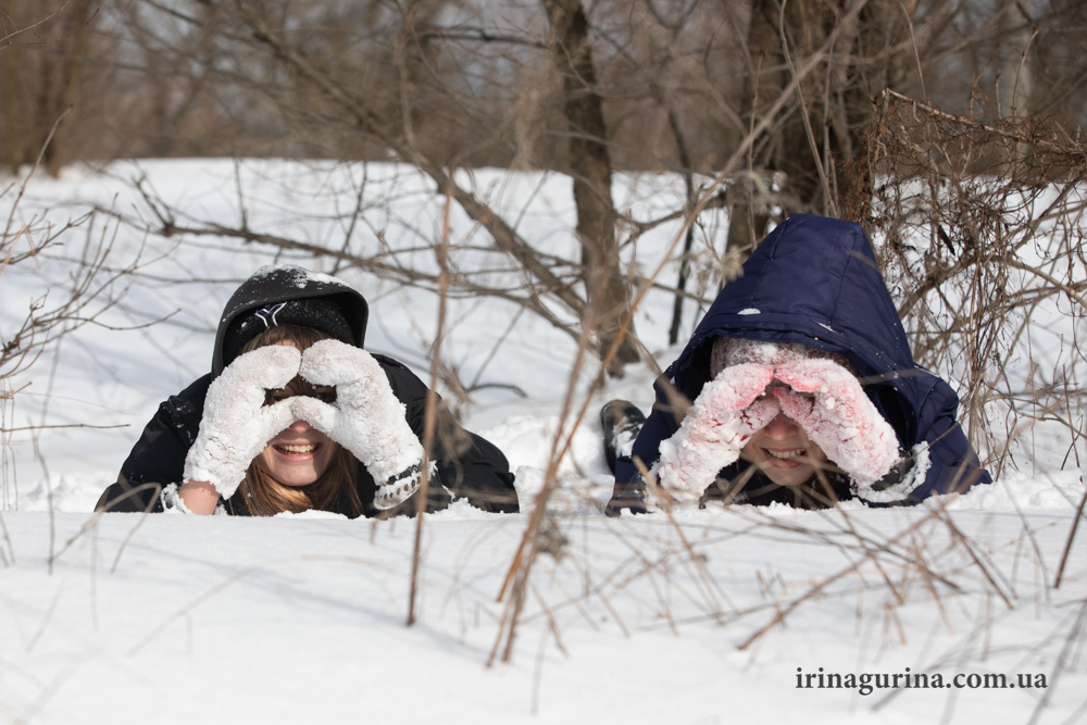 зимняя фотосъёмка