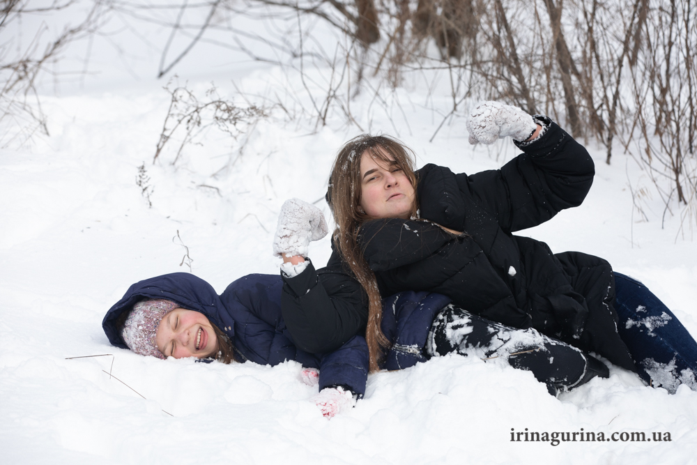 зимняя фотосъёмка